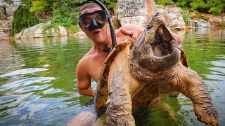 POND MONSTER Caught Out Of 1 Million Dollar Pond!!