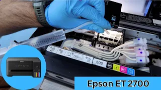 Epson ET 2700 - Printhead Cleaning (FIXED!)