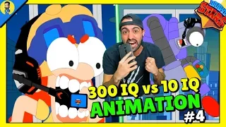 REACCIONANDO A BRAWL STARS ANIMATION: 300 IQ VS 10 IQ #4 (Parody)