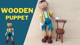 How To Make a Wooden Puppet/Marionette - "Lowieke" 😍