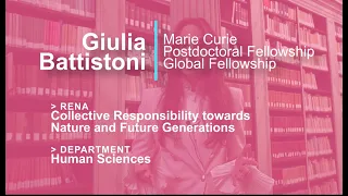 ReNa: Collective Responsibility towards Nature and Future Generations | Giulia Battistoni