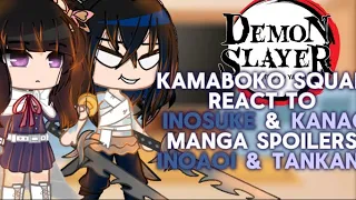 Kamaboko squad react to inosuke and kanao| maga Spoilers| inoaoi| tankana|