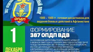 387-му оПДП 40 лет, 1980-2020