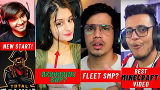 Herobrine smp new member? Gamer fleet on Fleet Smp! Triggered insaan best minecraft video |