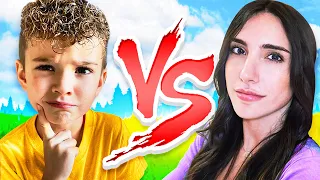 NADIA vs  8 YEAR OLD ROWDYROGAN