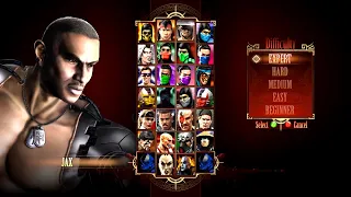 Mortal Kombat 9 - Jax - Expert Arcade Ladder (No Round/Losses) - Gameplay @ (1080p) - 60ᶠᵖˢ ✔