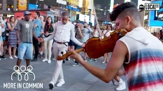 Harlem Shake Dancers and Venezuelan Violinist Surprise People in Time Square | More In Common