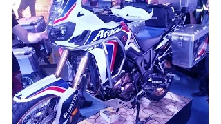 Africa Twin CRF 1000 L  with Touratech Products @ Moto Bike Expo 2016