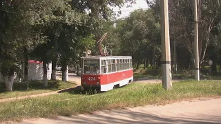 Кривий Ріг трамваї Татра Т3, КТМ-5, 71-611 / Ukraine, Kryviy Rih trams Tatra T3, 71-605