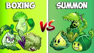 Team BOXING vs ZOMBOID - Which Plant Team 's Best? - PvZ 2 Plant Vs Plant