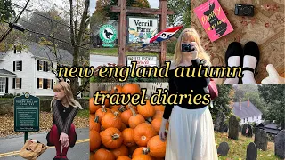 autumn in new england *travel diaries part 1* 🍂📚