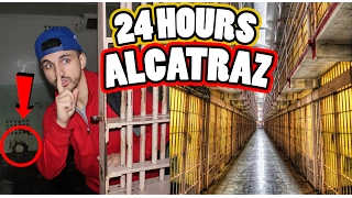 (JAIL!) 24 HOUR CHALLENGE IN ALCATRAZ! 24 HOUR OVERNIGHT CHALLENGE IN ALCATRAZ ABANDONED PRISON!