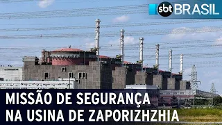 AIEA envia missão de segurança à usina nuclear de Zaporizhzhia | SBT Brasil (29/08/22)