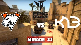 VIRTUS.PRO vs K23. Map-1 Mirage. EPIC CIS League Spring 2021