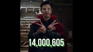 Avengers Infinity War 14,000,605 Outcomes SECRET MEANING