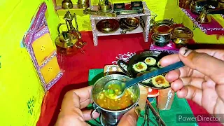 ರುಚಿಯಾದ ಮಸಾಲಾ ಮೊಟ್ಟೆಯ ಪಡ್ಡು | Miniature kitchens cooking 👩‍🍳|ಮಿನಿಯೇಚರ್ ಮಿನಿ ಅಡುಗೆಮನೆ😋👌