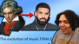 Zoil reacts to Evolution of Music (150,000,000 BC - 2023 AD)