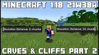 Minecraft 1.18 - Snapshot 21w38a - Sprinting Change & Increased Performance!