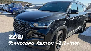 2021 Ssangyong Rexton 2.2-4wd Black