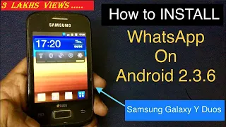 How to install Whatsapp on android 2.3.6 in 2019| Gingerbread | Galaxy Y duos|- UBR