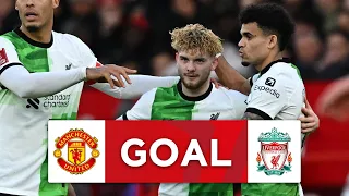 GOAL | Harvey Elliot | Manchester United 2-3 Liverpool | Quarter-final | Emirates FA Cup 2023-24