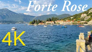 Forte Rose Herceg Novi Montenegro 🇲🇪 4K Walking Tour