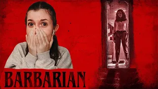 WATCHING THE TERRIFYING INSANITY THAT IS *BARBARIAN*! | Movie Commentary & Reaction