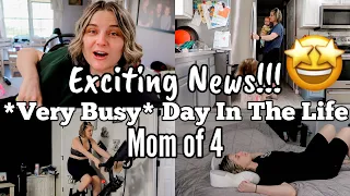 FINALLY SHARING OUR EXCITING NEWS!! | ELEGEAR | * VERY BUSY* MOM OF 4 DAY IN THE LIFE | MEGA MOM