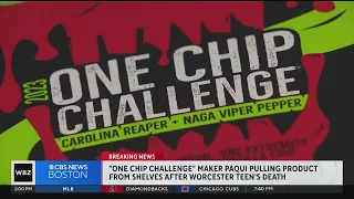 "One Chip Challenge" maker Paqui pulls product from store shelves