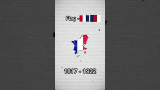 Evolution of France#shorts #geography #map #flag #france  #evolution #history #empire#viral