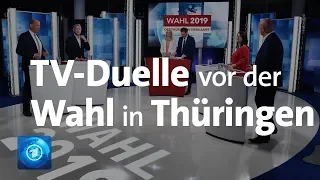 Vor Landtagswahl in Thüringen: TV-Duelle der Spitzenkandidaten