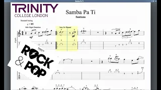 Samba Pa Ti Trinity Grade 6 Guitar