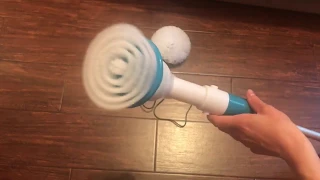 Спин скрабер щетка для уборки.Электрическая щетка. Spin Scrubber cleaning brush. Electric brush.