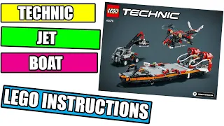 LEGO JET BOAT INSTRUCTIONS - TECHNIC - LEGO 42076