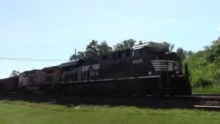 Westbound NS coal train near Enon Valley, PA