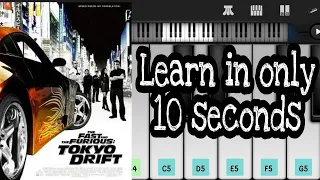 How to play Tokyo drift music on piano/Tokyo drift music on piano/Piano Station