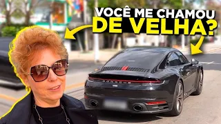 VELHA DA PORSCHE VEIO BRIGAR COMIGO PORQUE XINGUEI ELA