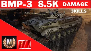 Wot console BMP-3  8.5K DAMAGE 3 KILLS MASTERY