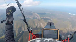 The Crags to Patensie XC paragliding attempt - 142km