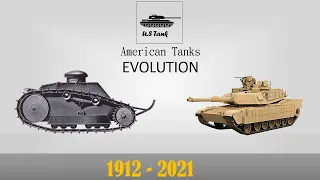 U.S. Tanks EVOLUTION (1912-2021)