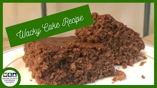 War Time Cake Recipe