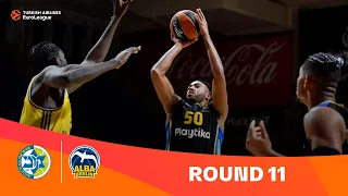 Maccabi Playtika Tel Aviv-ALBA Berlin | Round 11 Highlights | 2023-24 Turkish Airlines EuroLeague