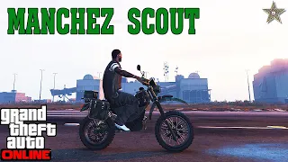 БАЙК С ОСТРОВА MANCHEZ SCOUT В GTA ONLINE (ТЮНИНГ И ОБЗОР ПО ФАНУ)