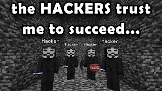 Minecraft but the HACKERS attack the VILLAGERS