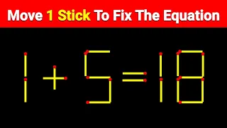 If you are GENIUS solve this | Matchstick puzzle | Ep : 26