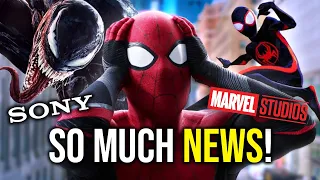 HUGE SPIDER-MAN 4  UPDATES!  Andrew Garfield in Venom 3?  New Spider Verse Short Film, and More!