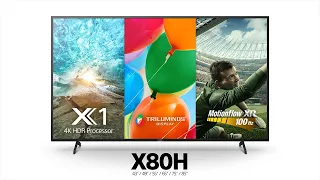 Sony BRAVIA X80H in 90 Seconds