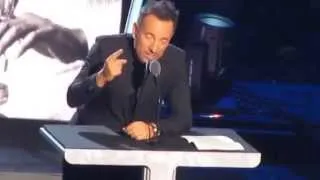 Bruce Springsteen Complete UNCUT Rock & Roll Hall of Fame Induction Speech for E Street Band