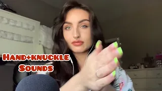 ASMR| Beebee asmr fast and aggressive only hand+knuckle sounds compilation