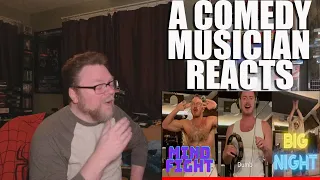 A Comedy Musician Reacts | Mind Fight/One Person Tent/Big Night (Tom Cardy) [REACTION]